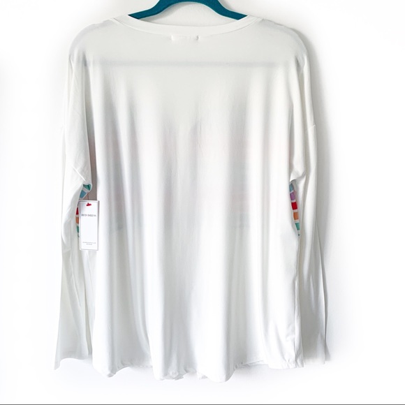 NWT Entro | Stripped Long Sleeve Button - Picture 5 of 7